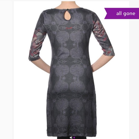 Purple and grey dasha SMASH midi dress size L - Picture 2 of 8